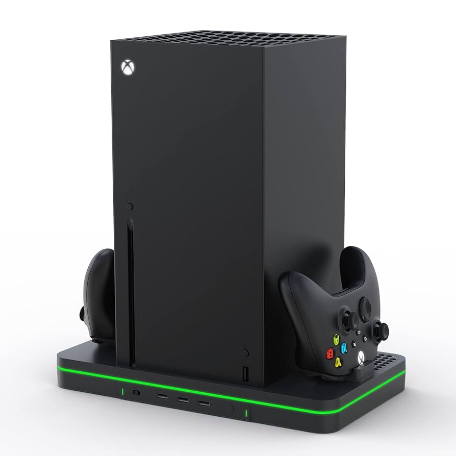 【値下げ】XBOX SERIES S　充電(冷却)スタンド付 Amazon.co.jp: CODOGOY 縦型充電スタンド 冷却ファン付き Xbox